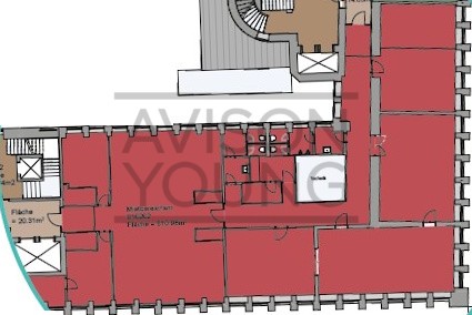 2. Obergeschoss mit ca. 570 m²