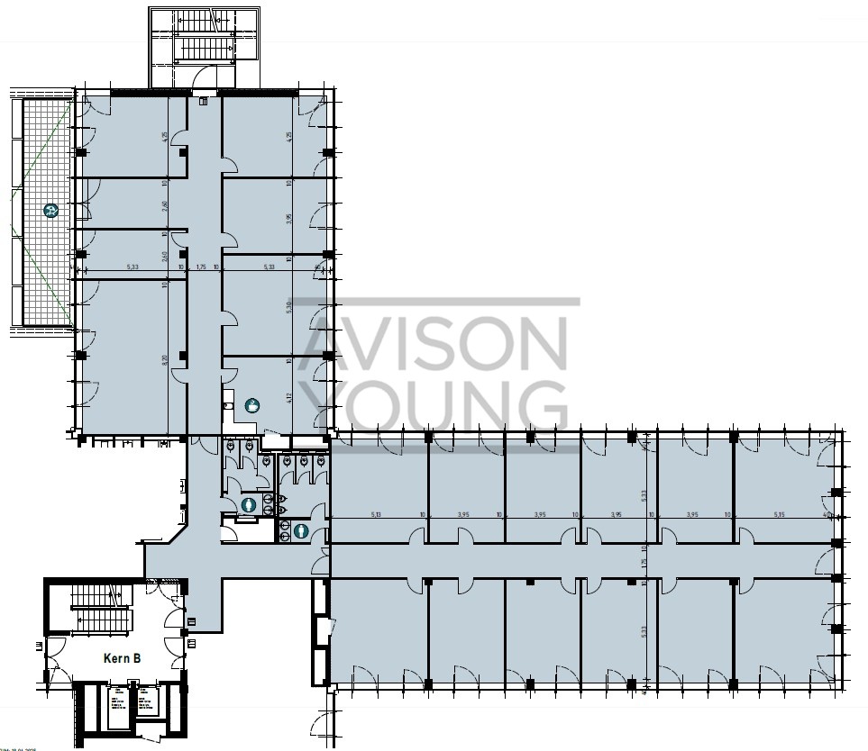1. OG mit ca. 734 m²