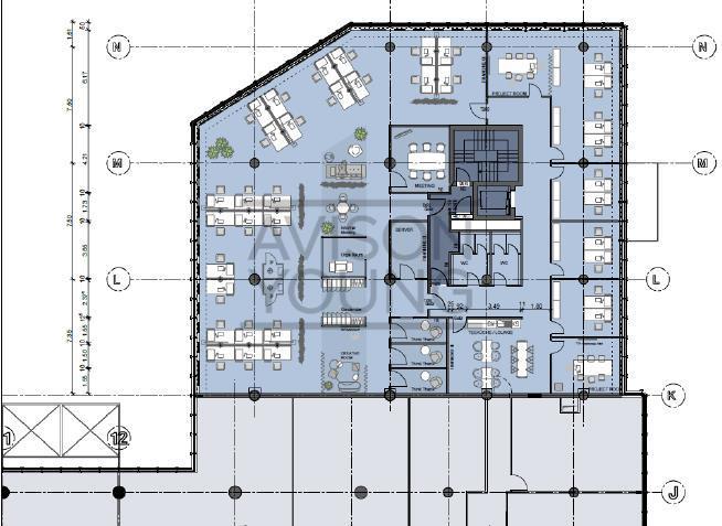 1. OG ca. 585 m²