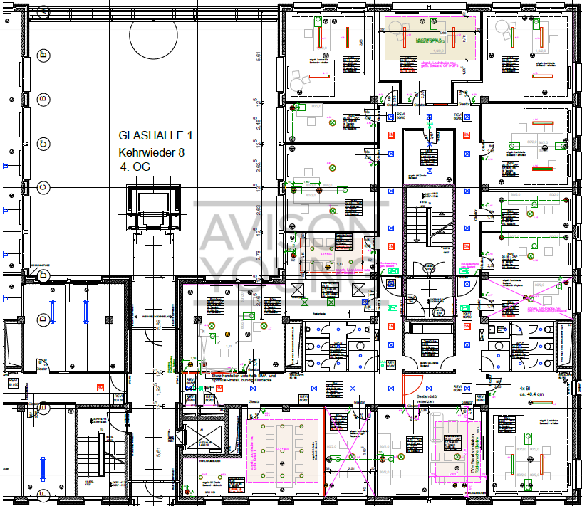 4. Obergeschoss mit 643 m²