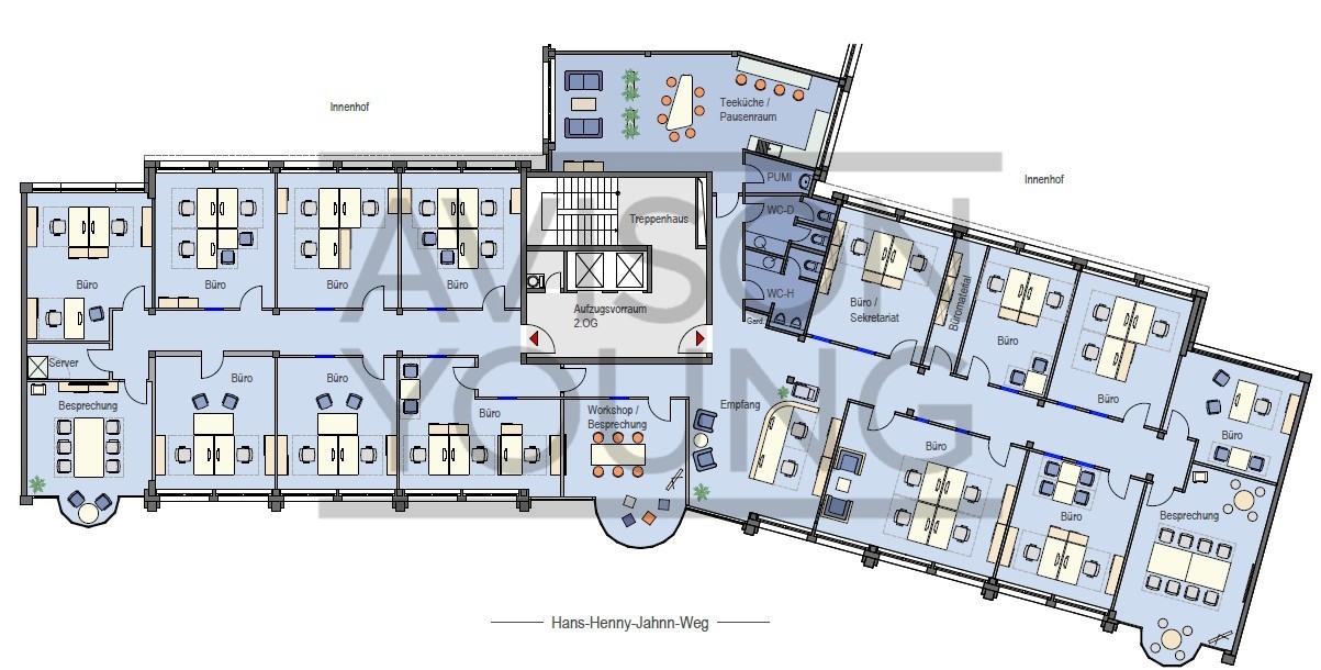 2. OG | ca. 698 m²