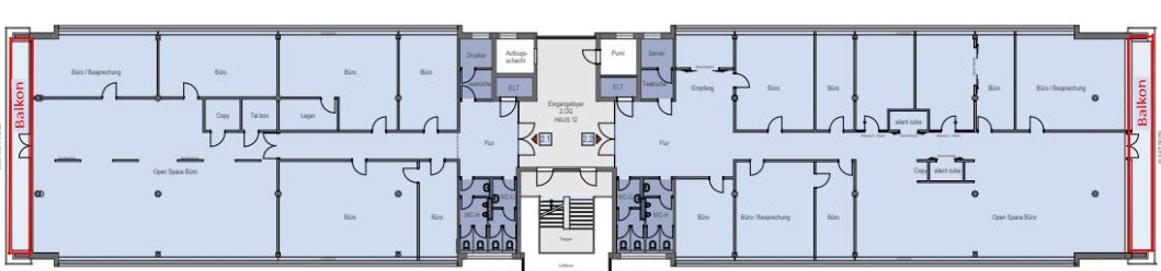 2. OG | ca. 975 m²