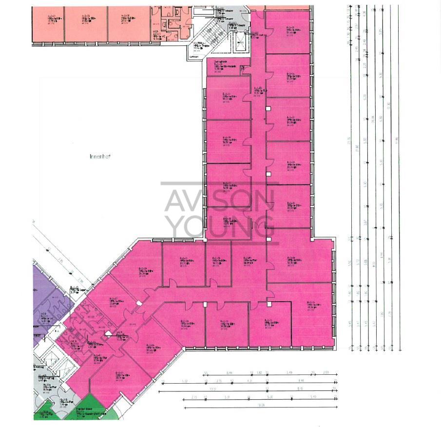 2. OG | Bauteil B | ca. 890 m²