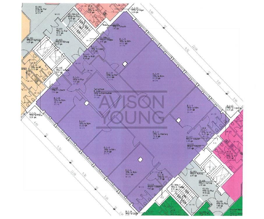 2. OG | Bauteil E | ca. 466 m²