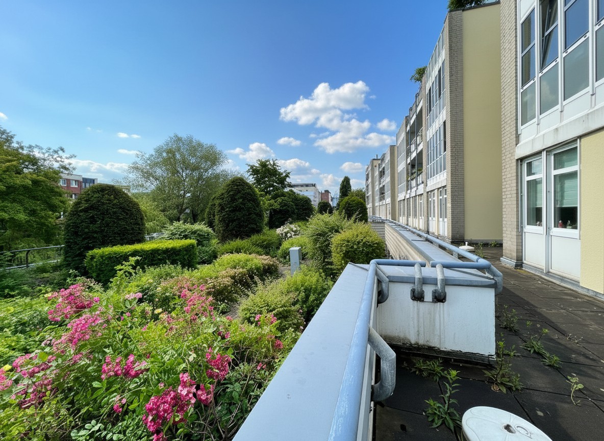 Provisionsfrei: Büro mit Terrasse und Garten!