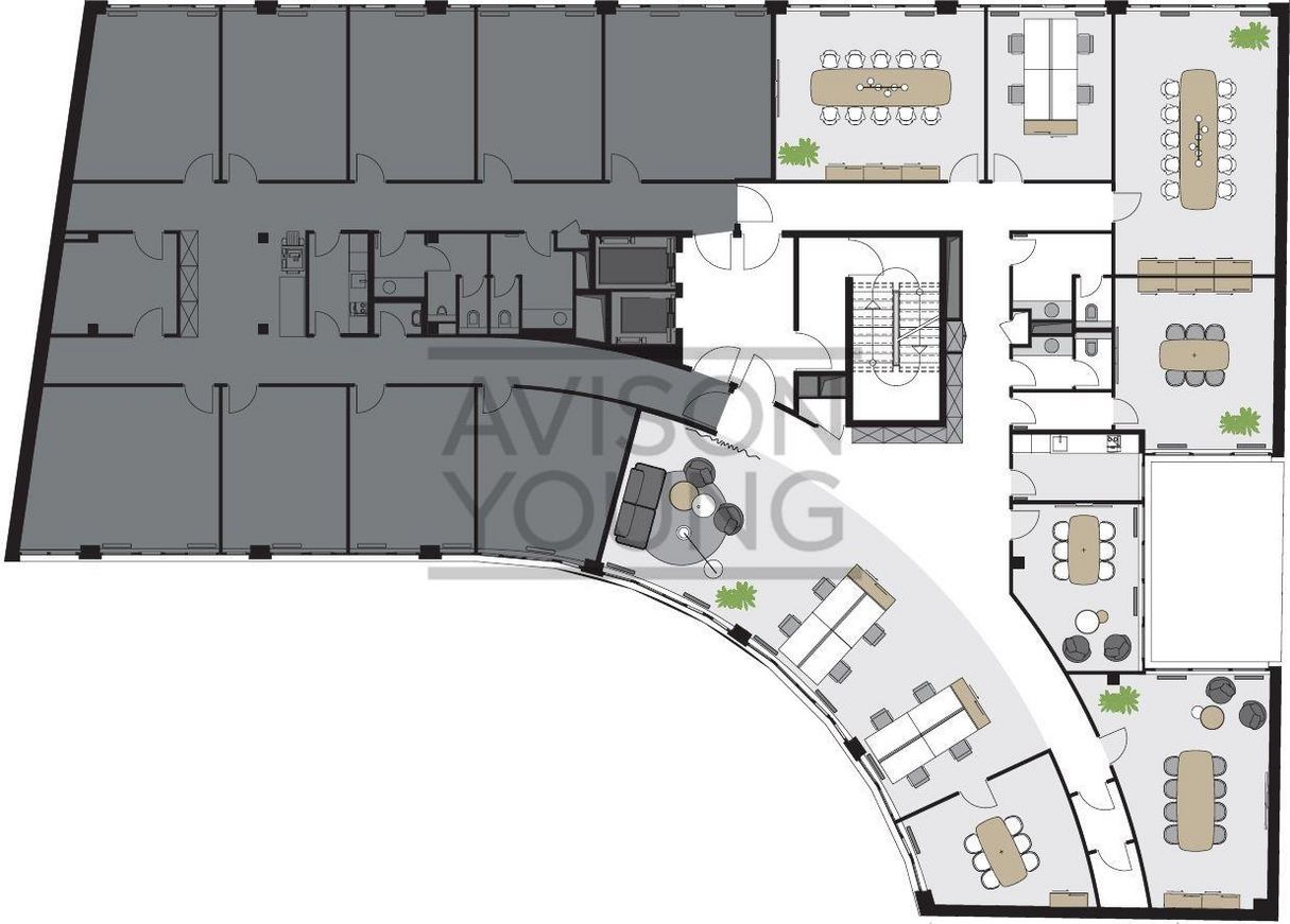 1. Obergeschoss mit ca. 444 m²