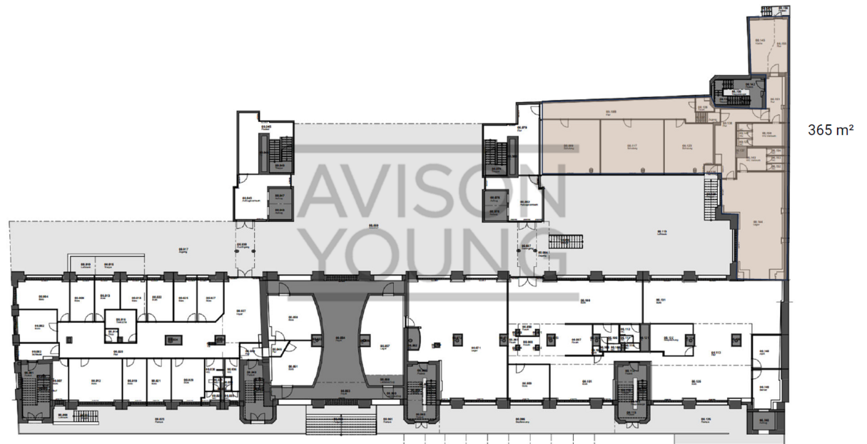 Altbau EG ca. 365,00 m²
