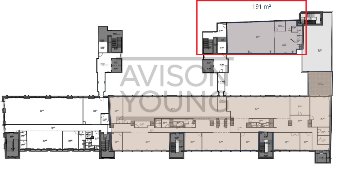 Altbau 4. OG ca. 191,00 m²