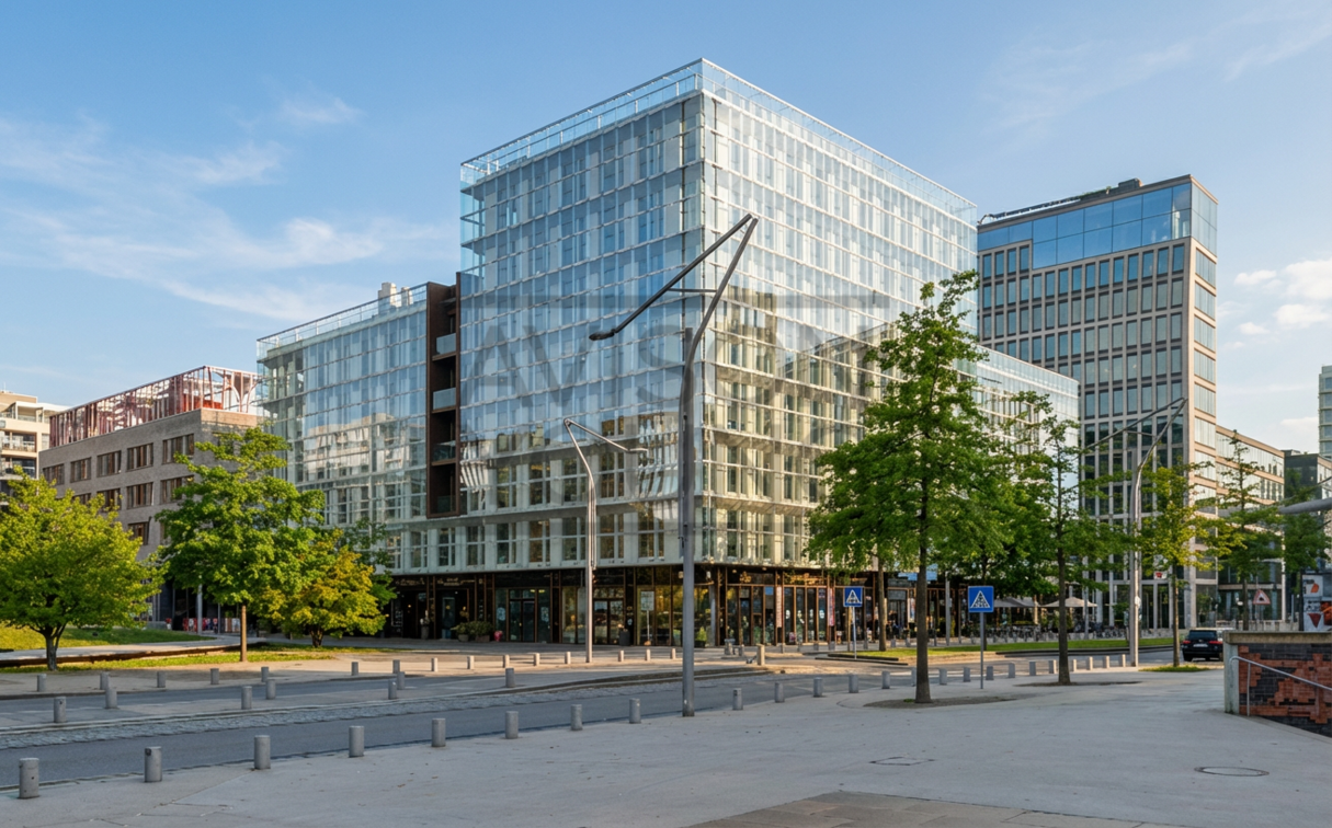 Arbeiten mit Blick auf den Traditionshafen